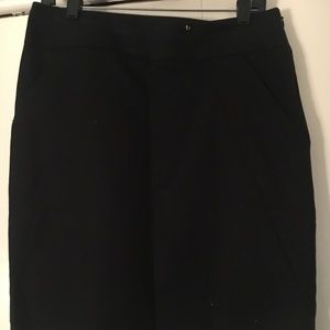 Black pencil skirt